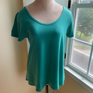 LuLaRoe turquoise top, size XS